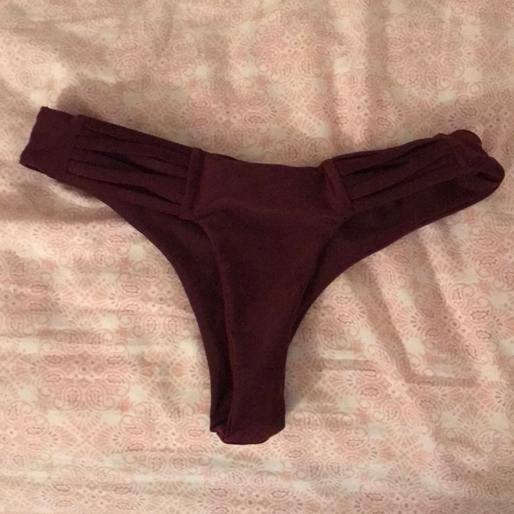 Maroon Bathing Suit Bottoms